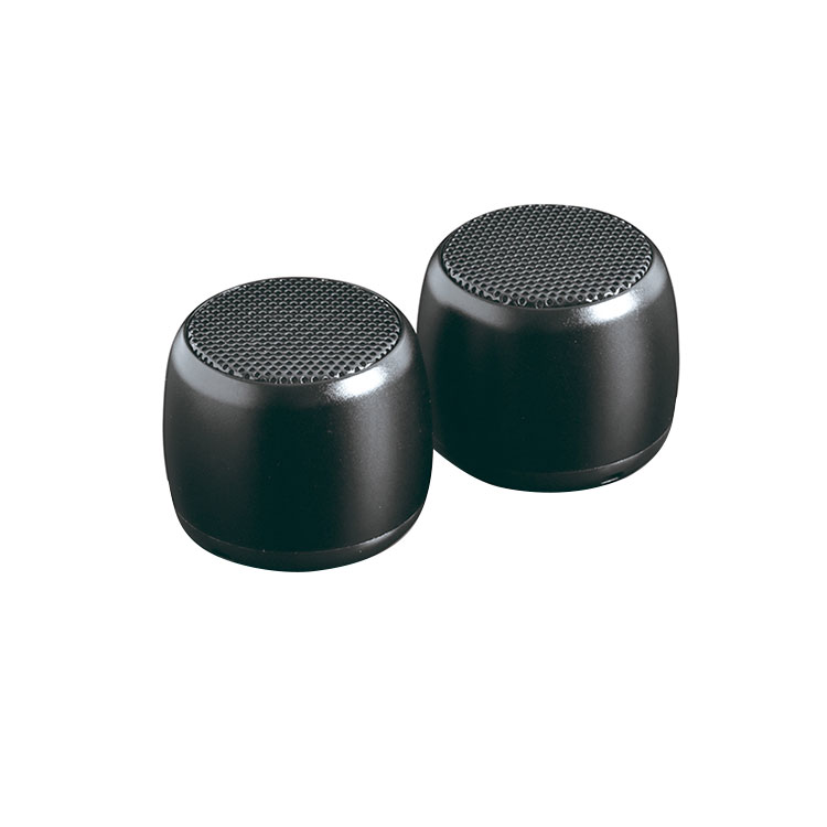 卓士小型スピーカー AudioComm ワイヤレスミニスピーカー シルバー 03-2416 ASP-W50N